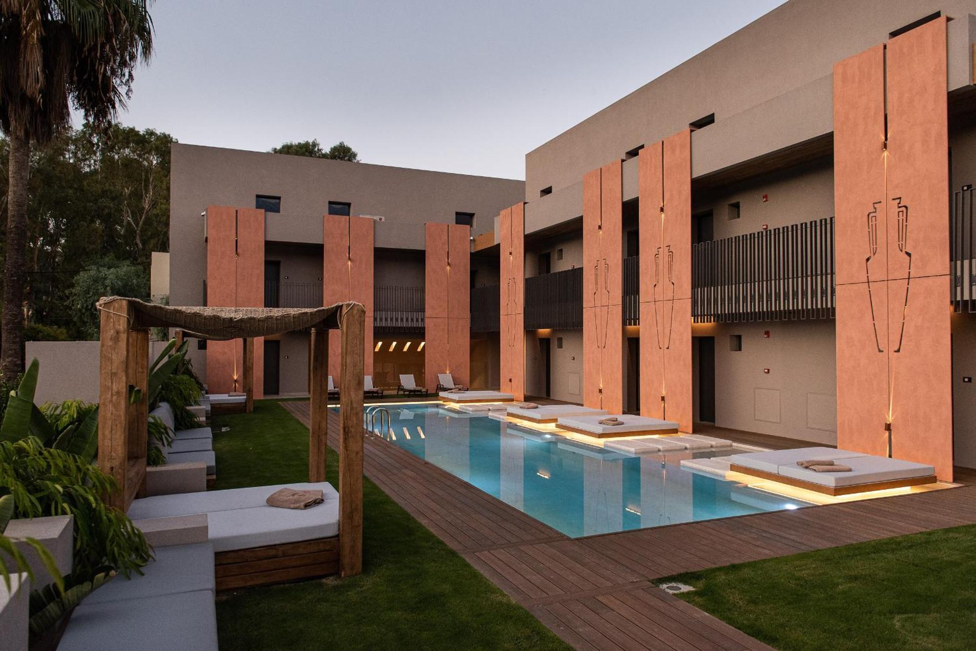 Pilot Amphora Boutique Hotel "Adults Only" Georgioupoli Dış mekan fotoğraf